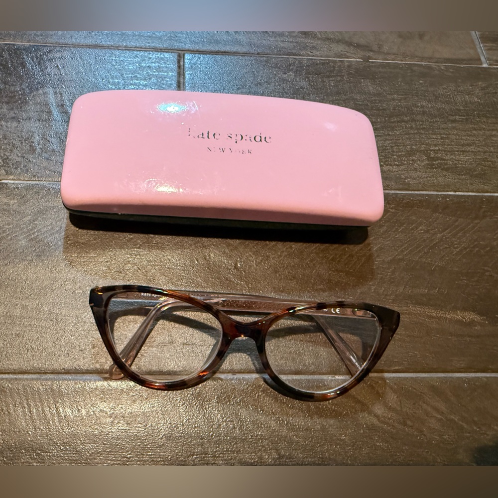 Kate Spade Novalee Tortoiseshell Cat-Eye Eyeglass Frames
